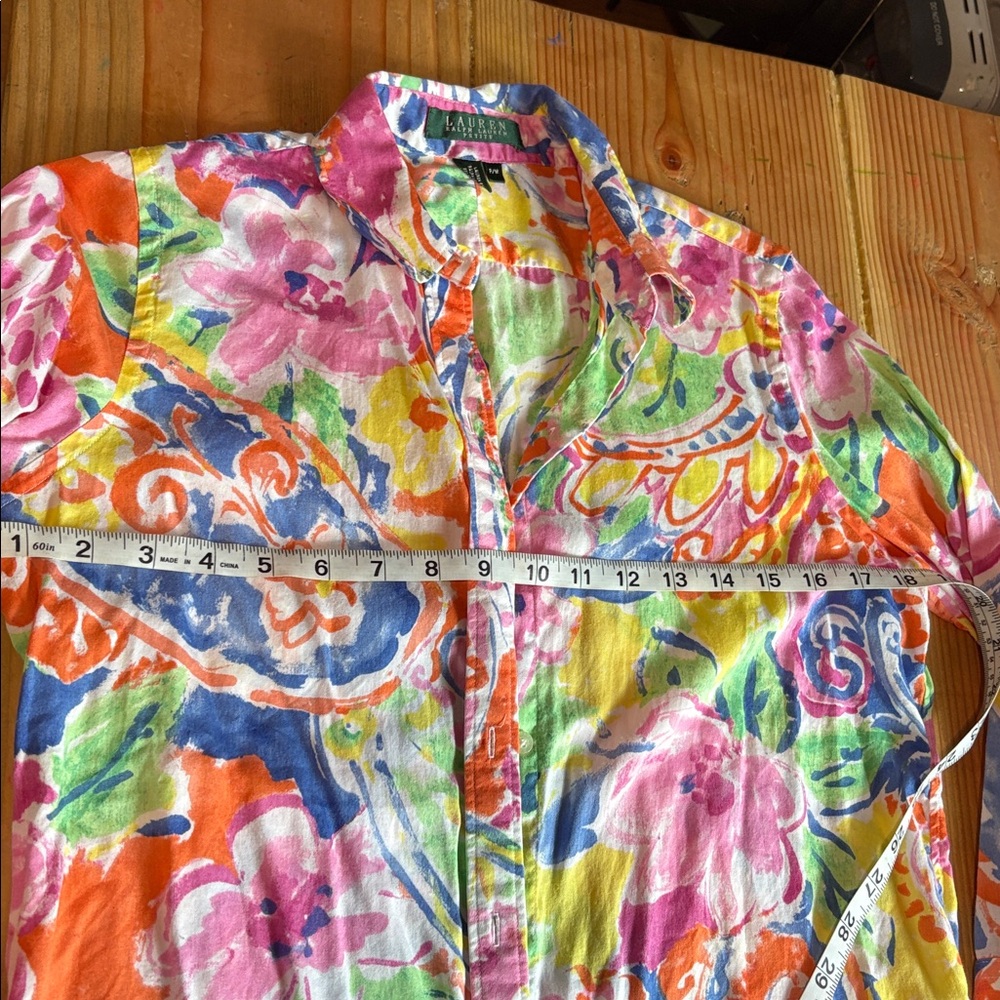 Ralph Lauren Multicolor Floral Shirt - Picture 7 of 7